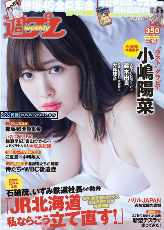 Weekly Playboy 2017 No.16 小嶋陽菜 杉原杏璃 紗綾 欅坂46 他