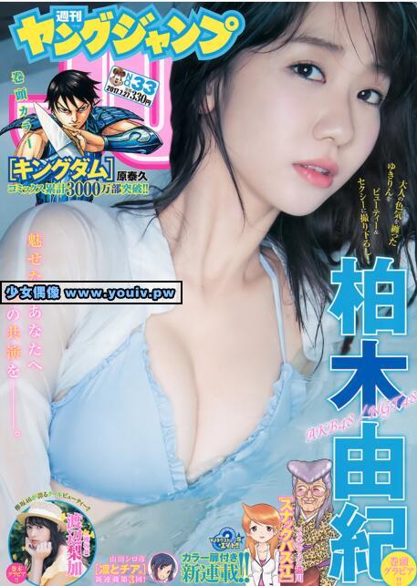 Young Jump 2017 No.33 Yuki Kashiwagi Rika Watanabe 柏木由紀 渡辺梨加