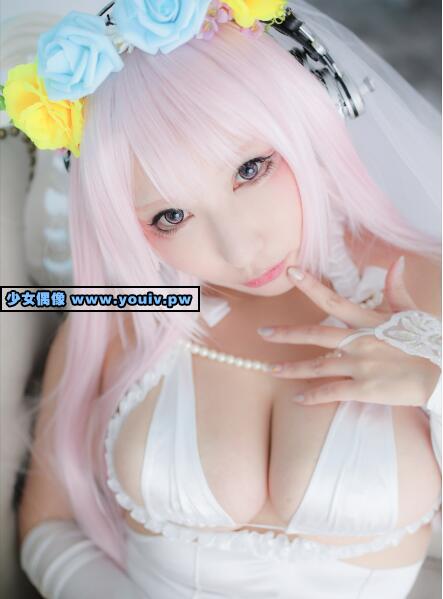 Cosplay Shooting Stars SAKUサク Sakusoni Wedding Super Sonico