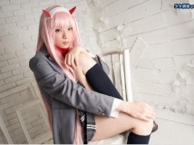 Cosplay Emerald Darling in the Franxx